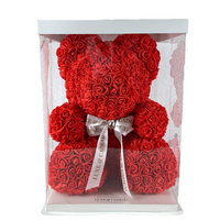 L’ourson de roses Rouge 40 cm